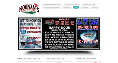 Desktop Screenshot of noonanssportsbar.com